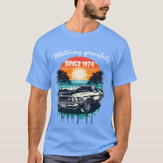 Maturing Gracefully Since 1974 Classic Caree retro T-Shirt