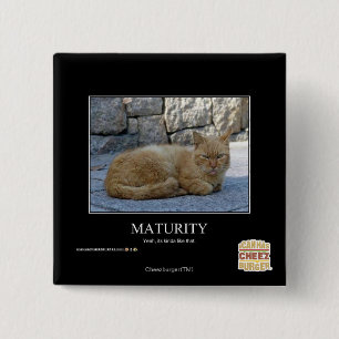 Maturity 15 Cm Square Badge