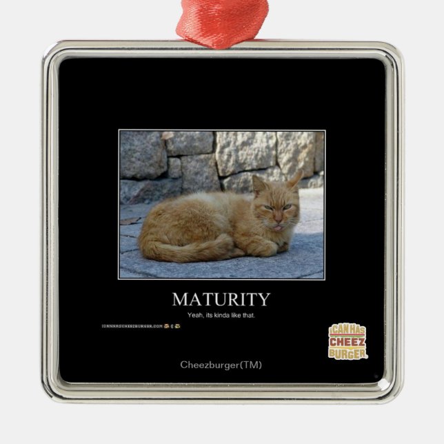 Maturity Metal Tree Decoration (Front)