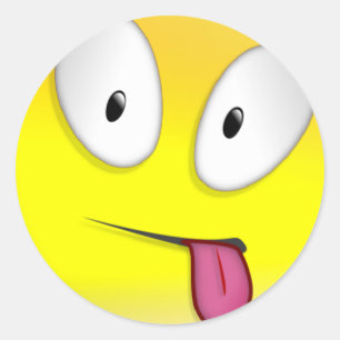 Maturity Smilie Classic Round Sticker