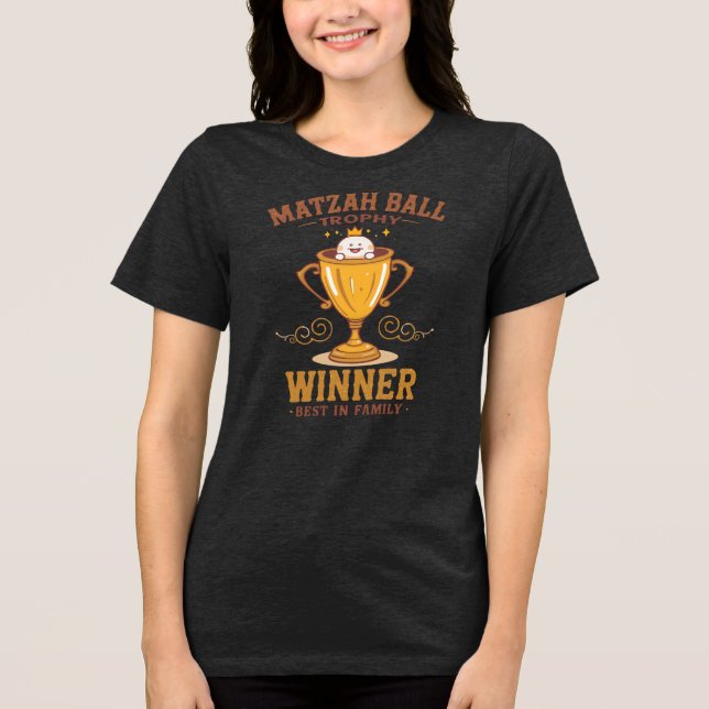 Matzah Ball Soup Lover Tri-Blend Shirt (Front)