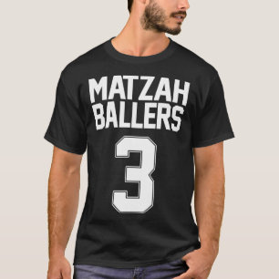 Matzah Ller 3 Funny Jewish Sketll Team Matzo  T-Shirt