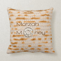 Matzah Money Pillow