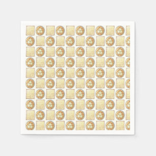 Matzo Ball Soup Matzah Flatbread Passover Cuisine Napkin