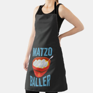Matzo Baller Funny Golf Hanukkah Holiday Gift Apron