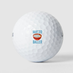 Matzo Baller Funny Golf Hanukkah Holiday Gift  Golf Balls