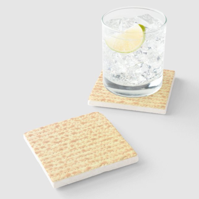 Matzo for Passover 4David Stone Coaster (Side)