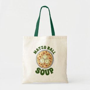 Matzo Matzah Ball Soup Jewish Cuisine Passover Tote Bag