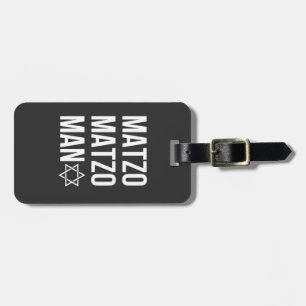 Matzo Matzo Man Jewish Hanukkah Luggage Tag