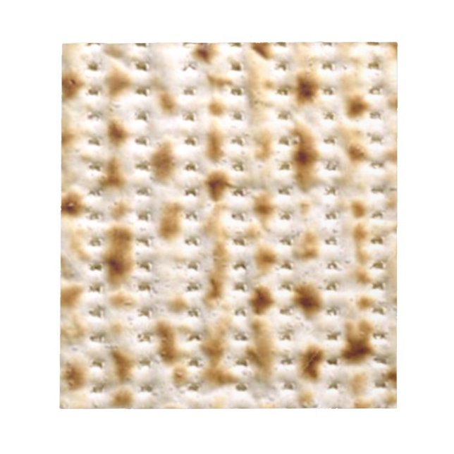 Matzo Note Pad, 40 Pages - Jewish Humour (Front)