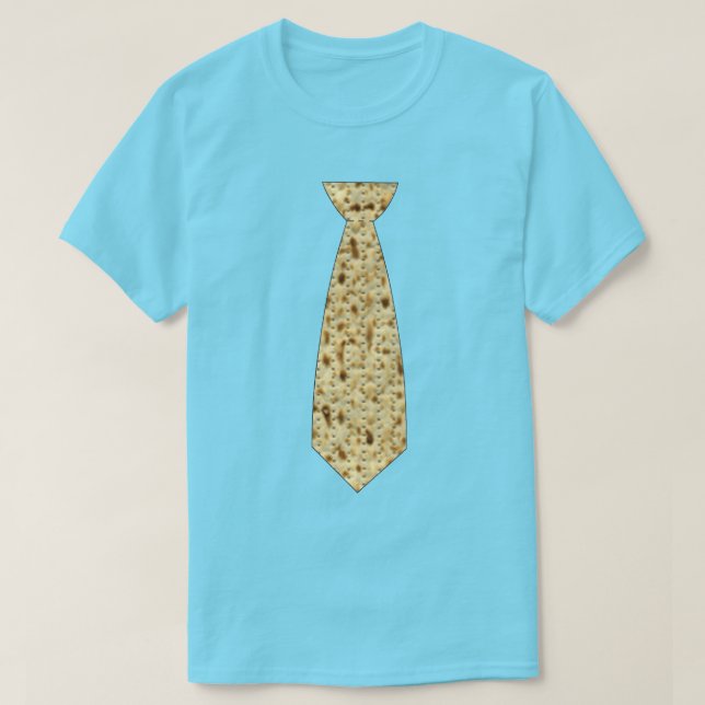 Matzo Passover Tie T-Shirt (Design Front)