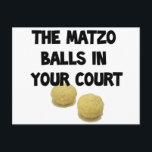 matzoh balls postcard<br><div class="desc">Postcard Horizontal Template</div>