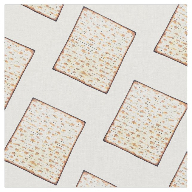 Matzoh Matzos Unleavened Flatbread Jewish Cuisine Fabric (Close Up)