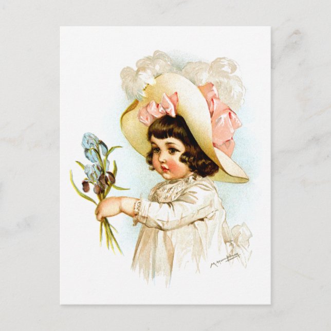 Maud Humphrey: French Child Postcard (Front)