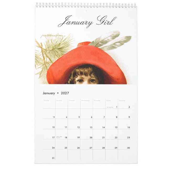 Maud Humphrey: Season Girls Calendar (Jan 2027)