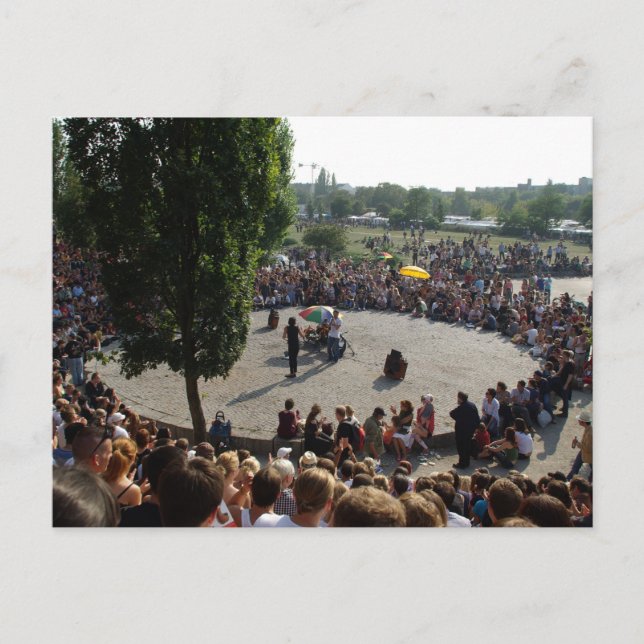 Mauerpark Berlin Karaoke Event Postcard (Front)