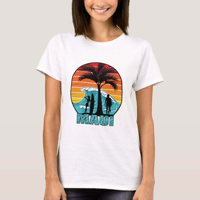 Maui Beach Hawaii T-Shirt (Front)