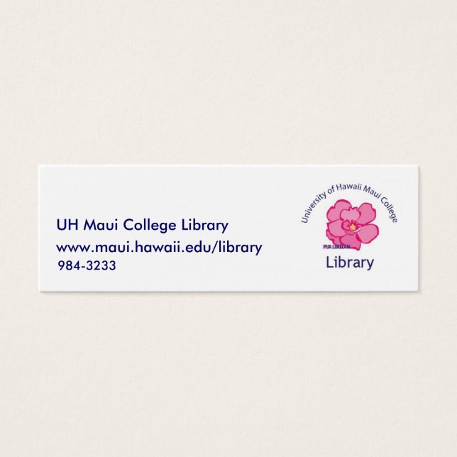 Maui College Library (Front)