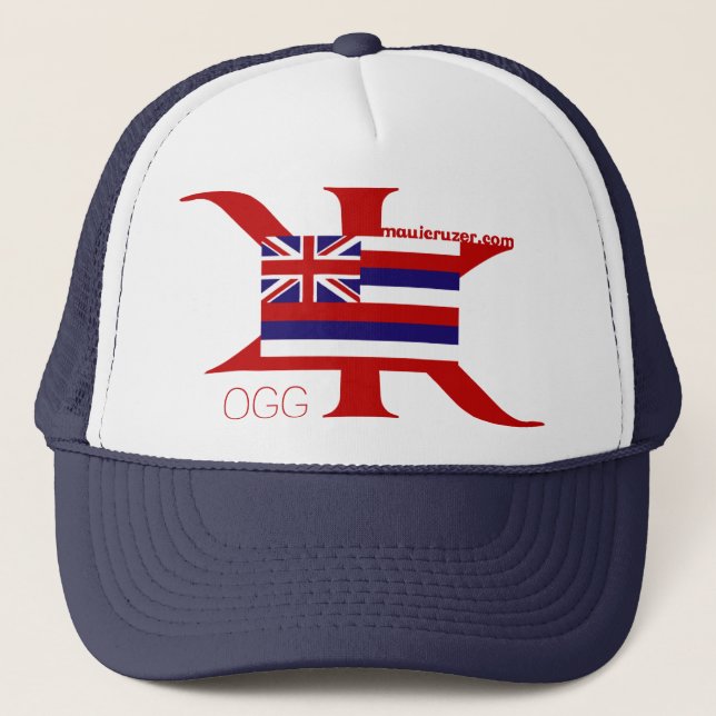 Maui Cruzer Flag Trucker Hat (Front)