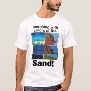 Maui Hawaii Beach Matching With Sand Colours Party T-Shirt