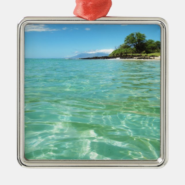 Maui Hawaii Beach Metal Tree Decoration (Front)