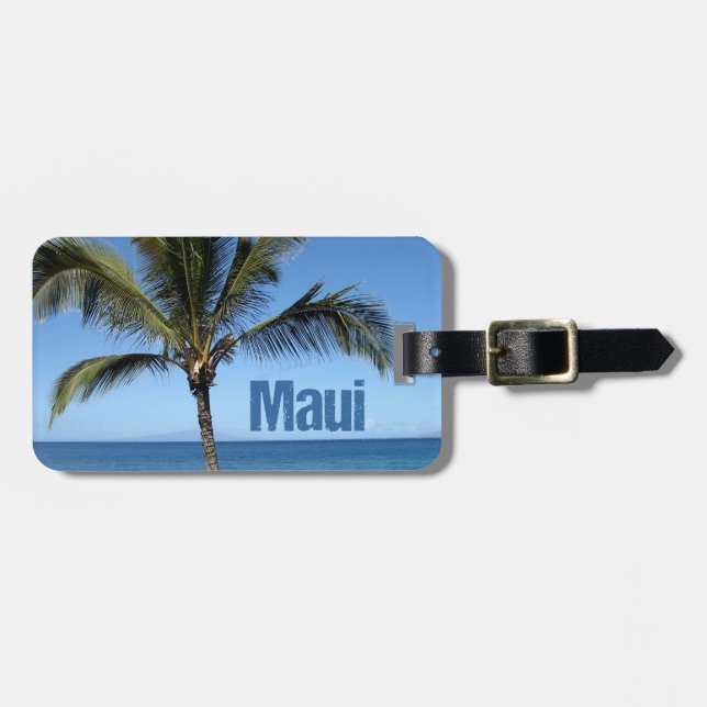Maui Hawaii Luggage Tag (Front Horizontal)
