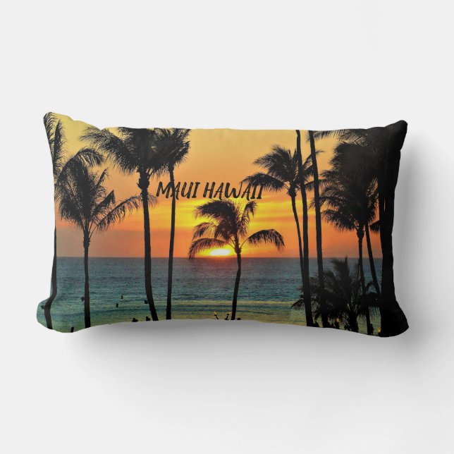 MAUI HAWAII LUMBAR CUSHION (Front)