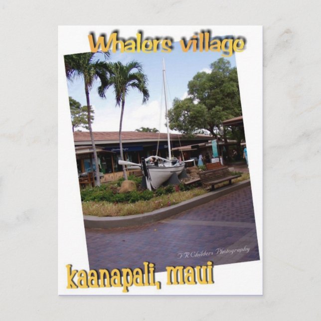 maui, hawaii postcard (Front)