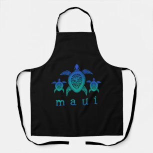 Maui Hawaii Sea Turtles Hawaiian Scuba Diving Apron