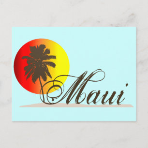 Maui Hawaii Souvenir Postcard