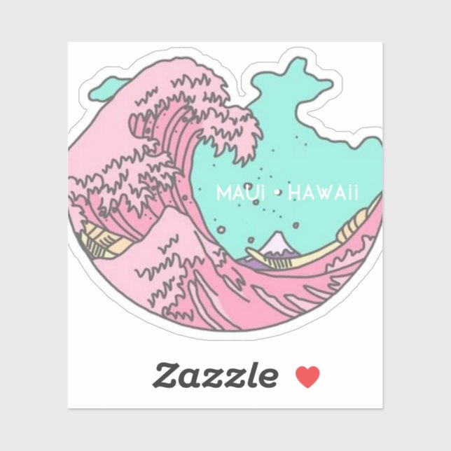 Maui Hawaii sticker (Sheet)