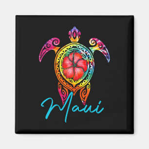 Maui Hawaii Tie Dye Sea Turtle Magnet