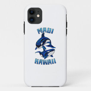 Maui Hawaii Vacation Tribal Orcas Case-Mate iPhone Case