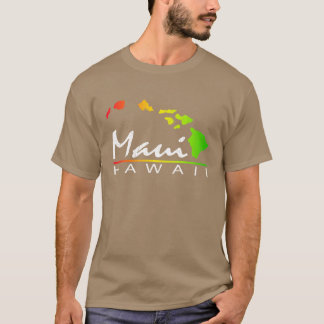Maui Hawaiian Islands Vintage Distressed Look T-Shirt