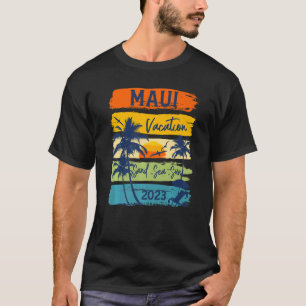 Maui Hawaiian Vacation 2023 Matching Family Group  T-Shirt