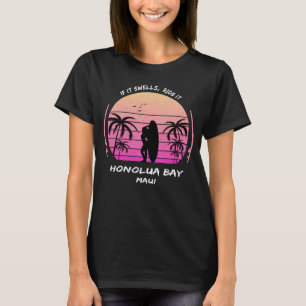 Maui Honolua Bay Surf Palms Hawaii Waikiki Sea Sou T-Shirt