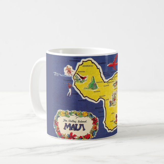 Maui Island Colourful Mug (Front Left)
