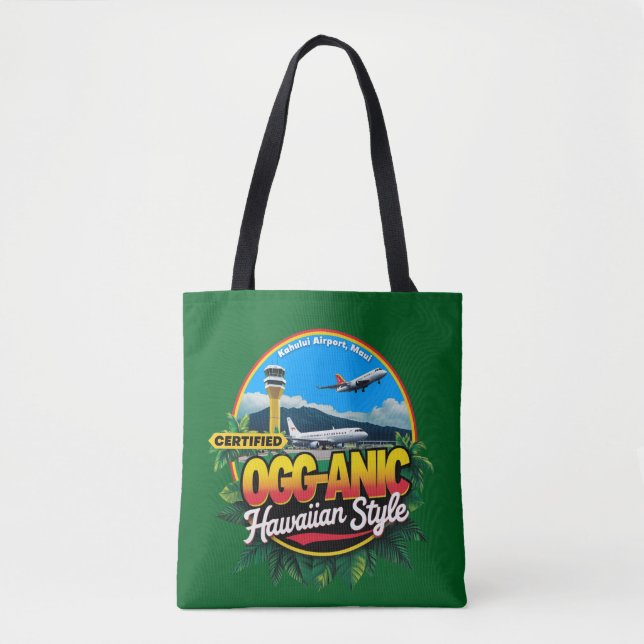Maui OGG Airport Code Tote Bag (Front)
