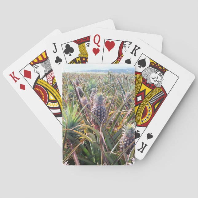 Maui Pineapple Farm  Playing Cards (Back)