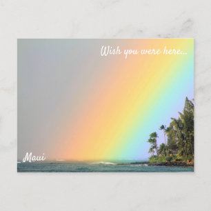 Maui Rainbow Postcard