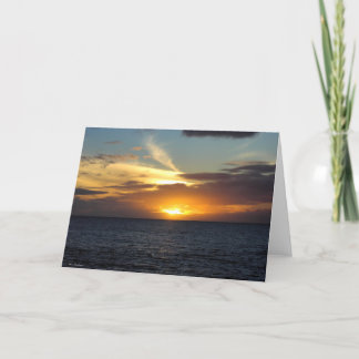 Maui Sunset Card