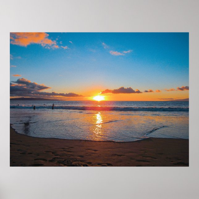 Maui sunset poster (Front)