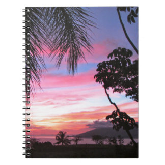 Maui sunset spiral notebook