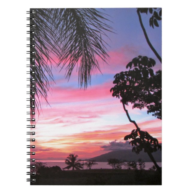 Maui sunset spiral notebook (Front)