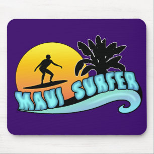 Maui Surfer Mouse Pad