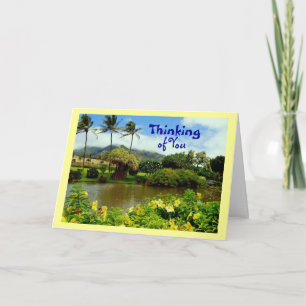 Maui Tropical Gardens, Thinking of You Card