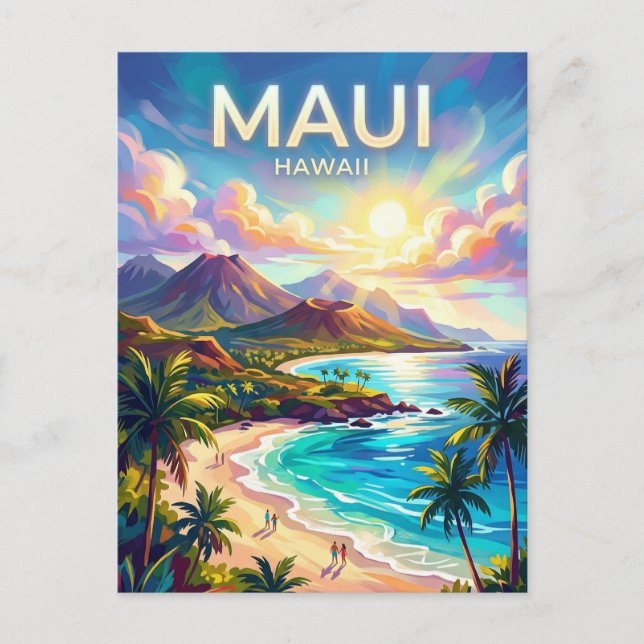 Maui USA Postcard (Front)