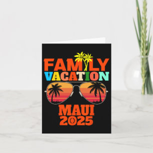 Maui Vacation 2025 Family Vacation 2025 Family Mat Card