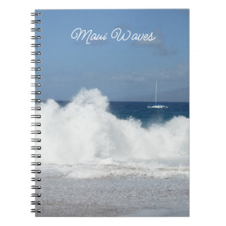 Maui Waves Spiral Photo Notebook