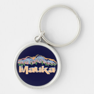 Mauka towards the mountains hawaii keychain
